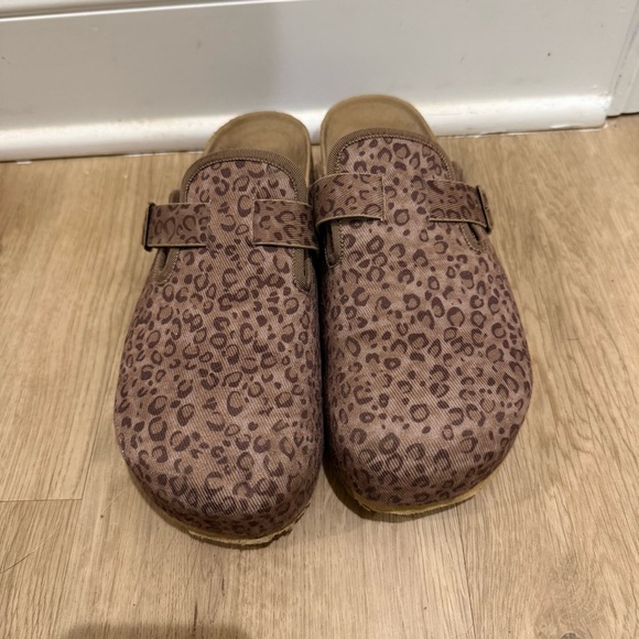 Altar'd State Shoes - Altar’d State Cheetah / Leopard Platform Clogs